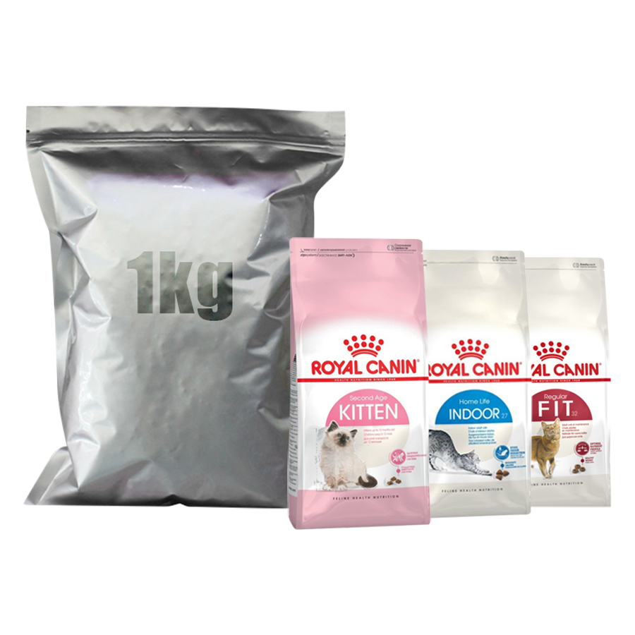 Thức Ăn Royal Canin Mixed Fit + Kitten + Indoor (Túi 1kg)