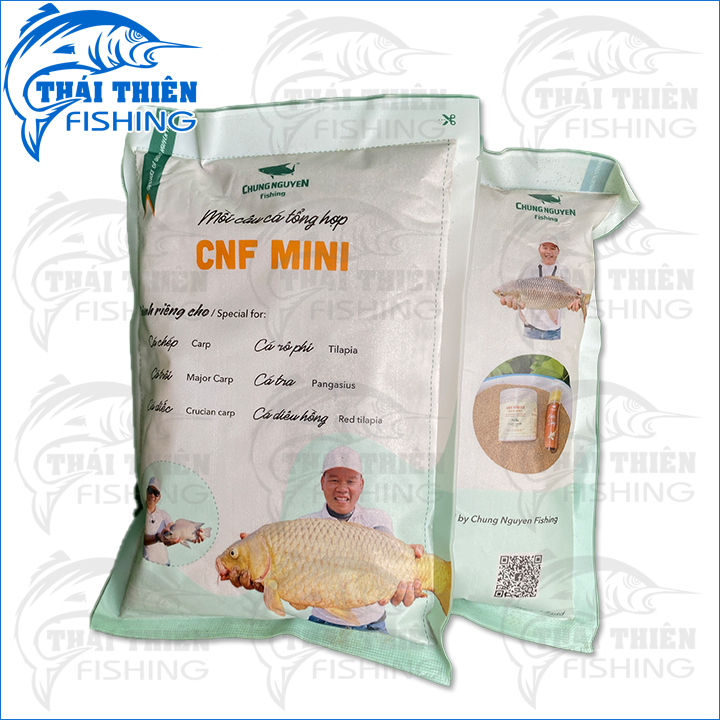 Mồi Câu Cá Tổng Hợp Cám CNF Mini Chung Nguyễn Fishing Gói 300g Dùng Câu Chép, Trôi, Trắm, Phi