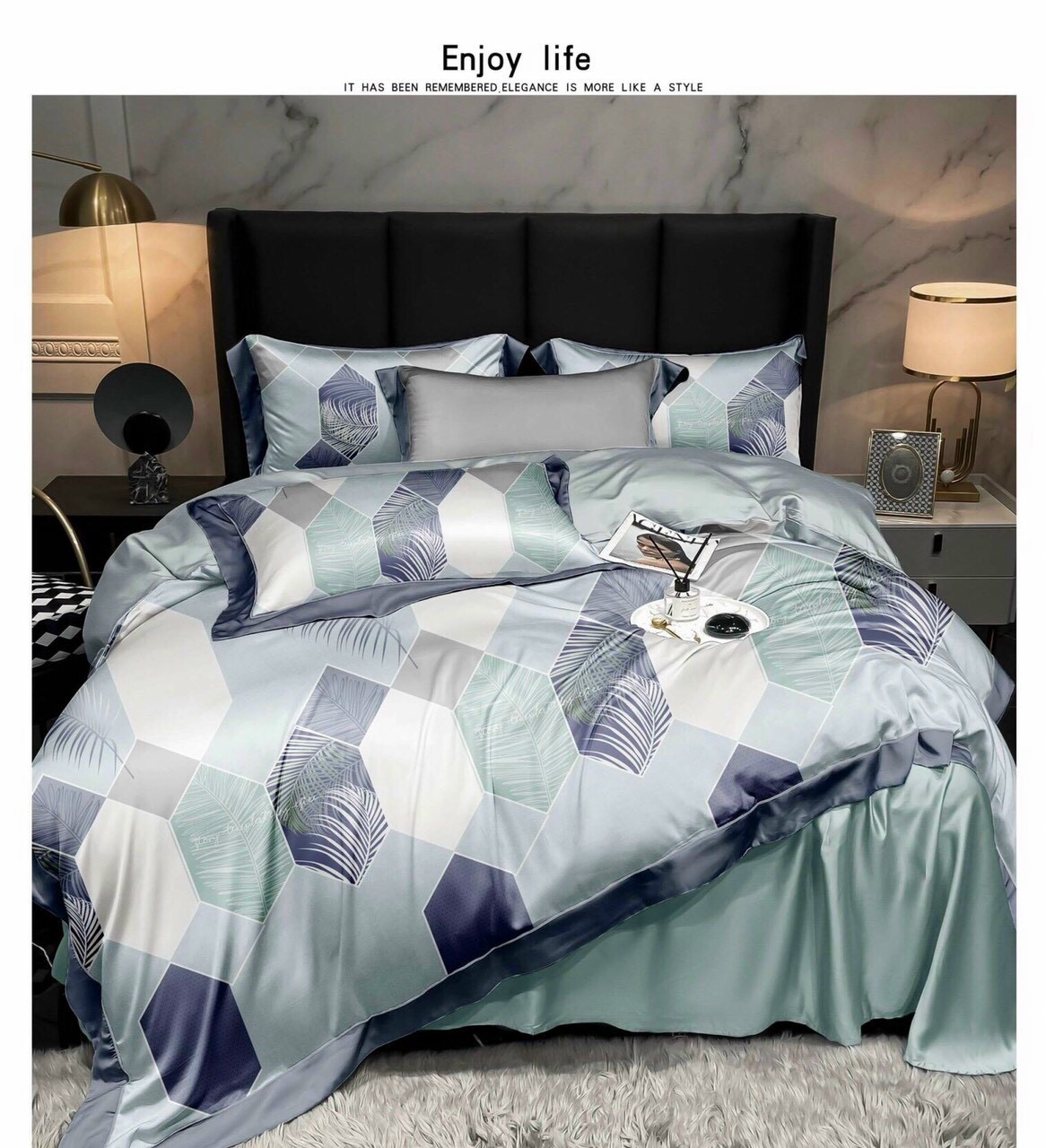 1m6x2m Bộ 4 món ga tencel giá rẻ mềm mịn
