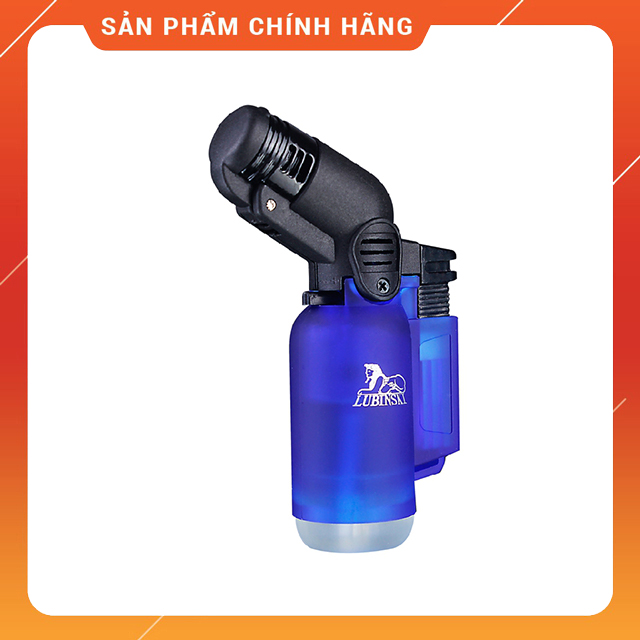 Bật Lửa Hột Quẹt Gas Lubinski SK-41 Khò 1 Tia Nhỏ Gọn Đẹp Độc Lạ Khoang Chứa Gas Trong Suốt Nhìn Thấy Gas - Nhiều Màu