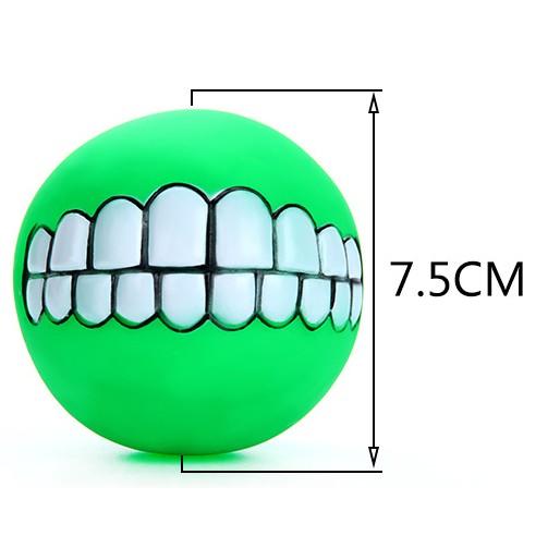 Bóng nhựa mặt cười đồ chơi cho chó