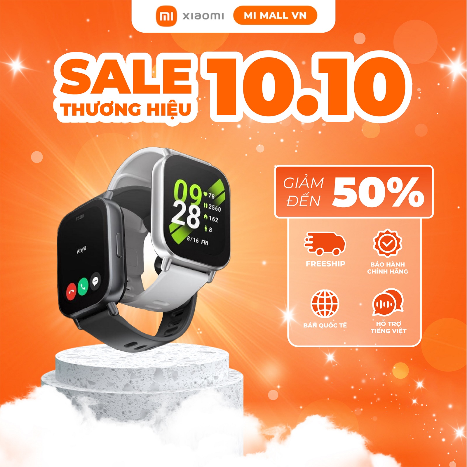 Đồng Hồ Thông Minh Xiaomi Redmi Watch 5 ACTIVE – Hàng Chính Hãng
