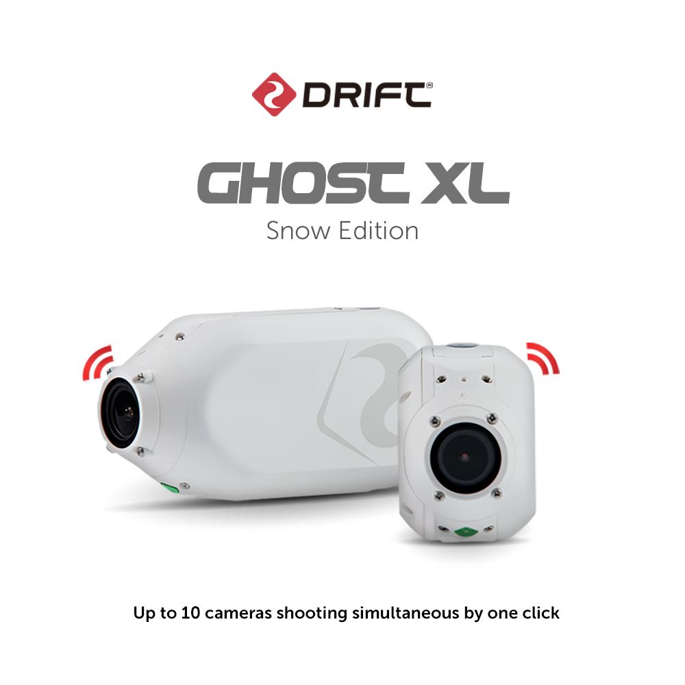 Drift Ghost XL Sport Action Video Camera1080P HD WiFi Camera IPX7 Waterproof 9 Hour Battery Life Motorcycle Bicycle Helmet Cam