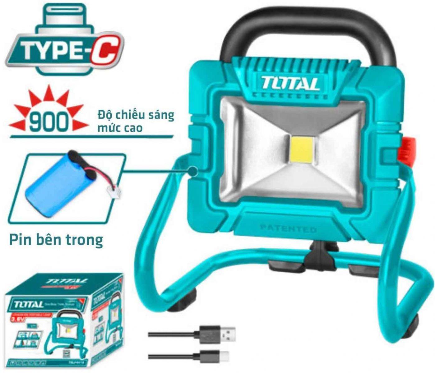 ĐÈN LÀM VIỆC DÙNG PIN 3.6V TOTAL TRLF4415 - HÀNG CHÍNH HÃNG