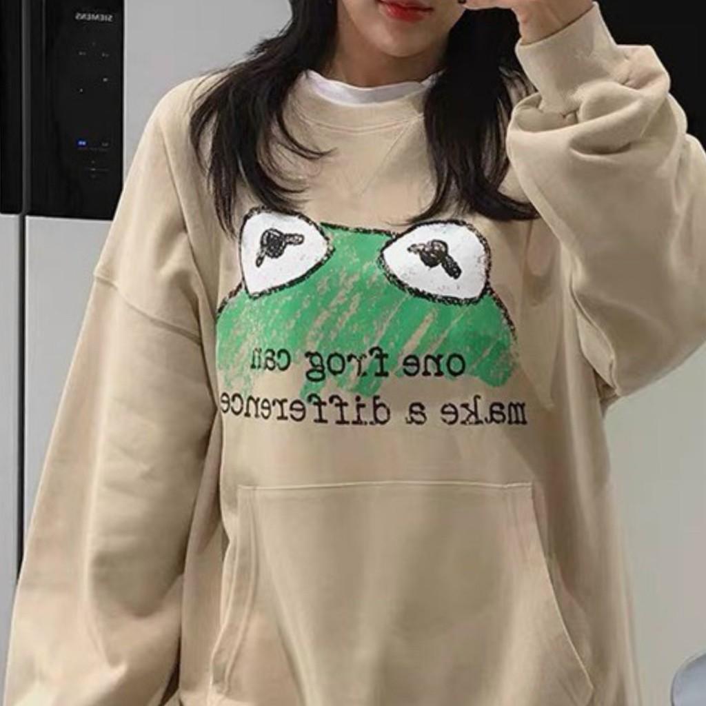 Áo Sweater - Áo Khoác Nỉ Nam Nữ Unisex ẾCH 2 Màu