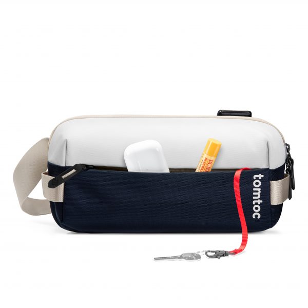 TÚI ĐEO CHÉO TOMTOC LIGHTWEIGHT SLING BAG INKY BLUE H02A4B1 - Hàng Chính Hãng