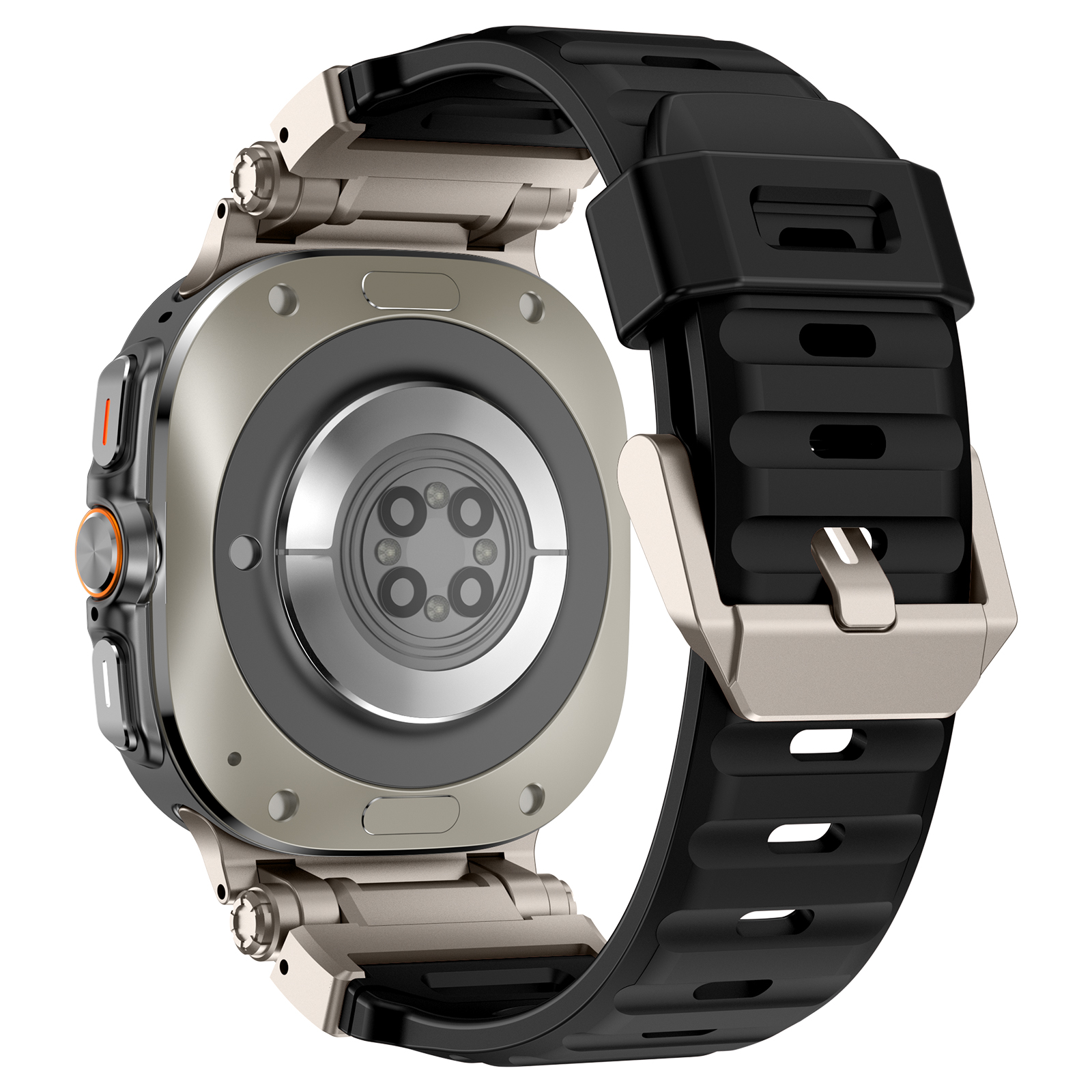 Dây Silicone Đầu Nối Kim Loại Explorer cho Samsung Galaxy Watch Ultra 47mm - Hàng Chính Hãng