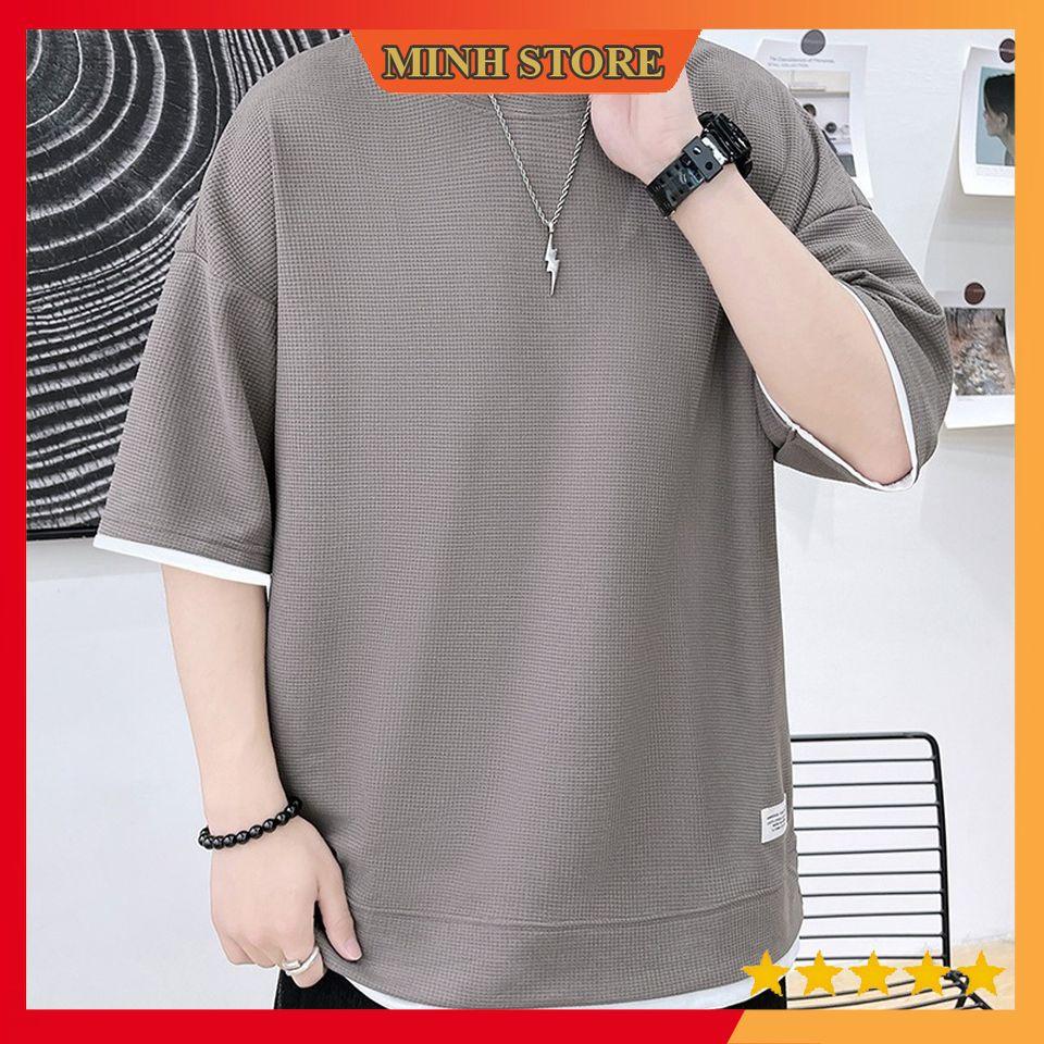 Áo POLO nam cotton ngắn tay Tổ Ong xuất xịn, Áo Thun nam Form rộng phong cách trẻ trung AT08 - MINHSTORE66