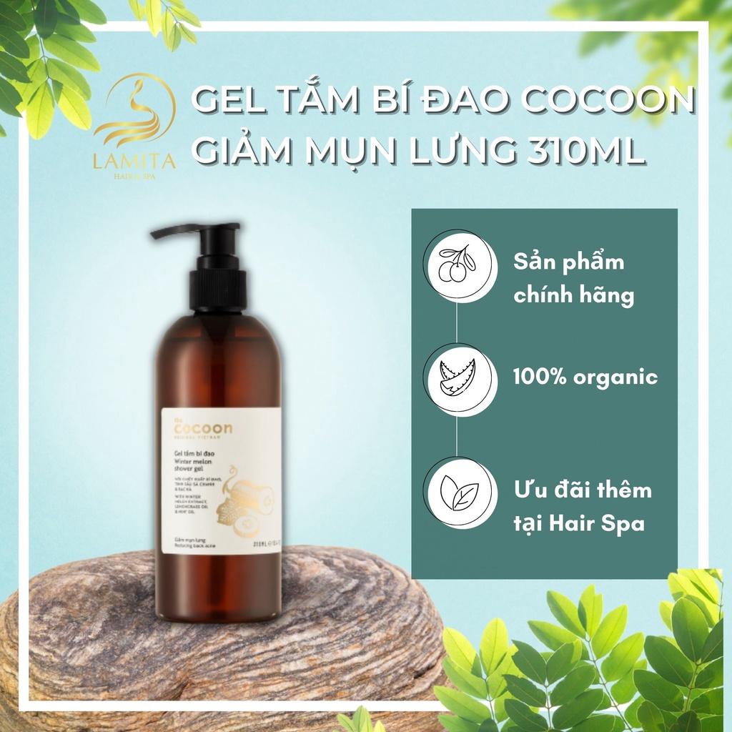 Gel tắm bí đao Cocoon hỗ trợ giúp giảm mụn lưng 310ml - LS033 - The Cocoon Original Vietnam