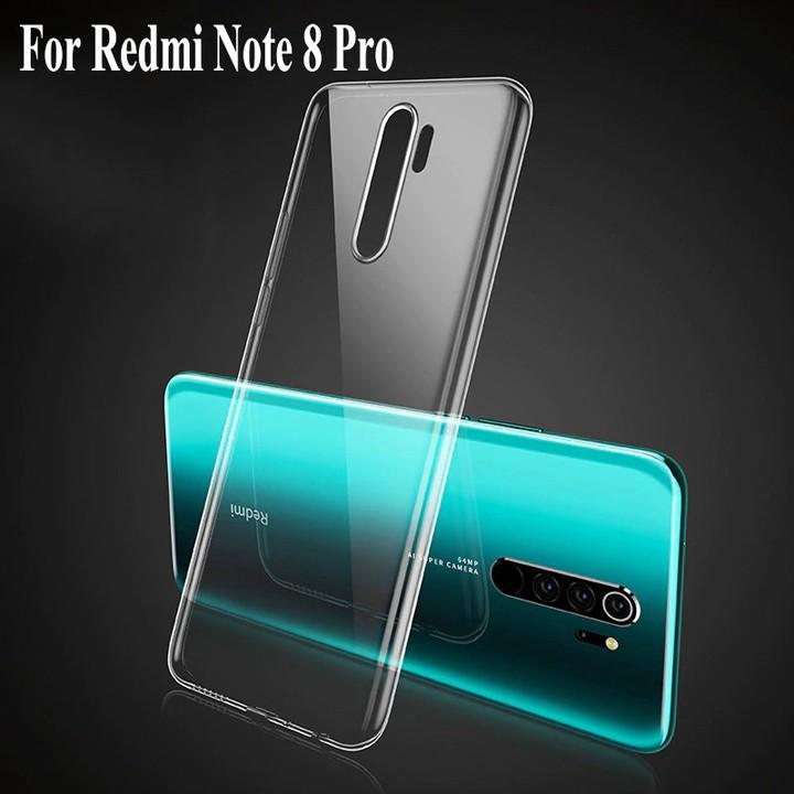 Ốp lưng Xiaomi Redmi Note 8 Pro Silicon dẻo trong suốt