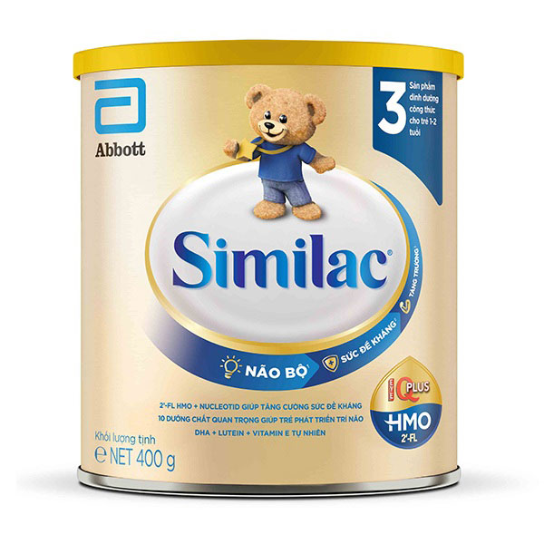 Combo 4 Lon Sữa Bột Similac 3 (400g)