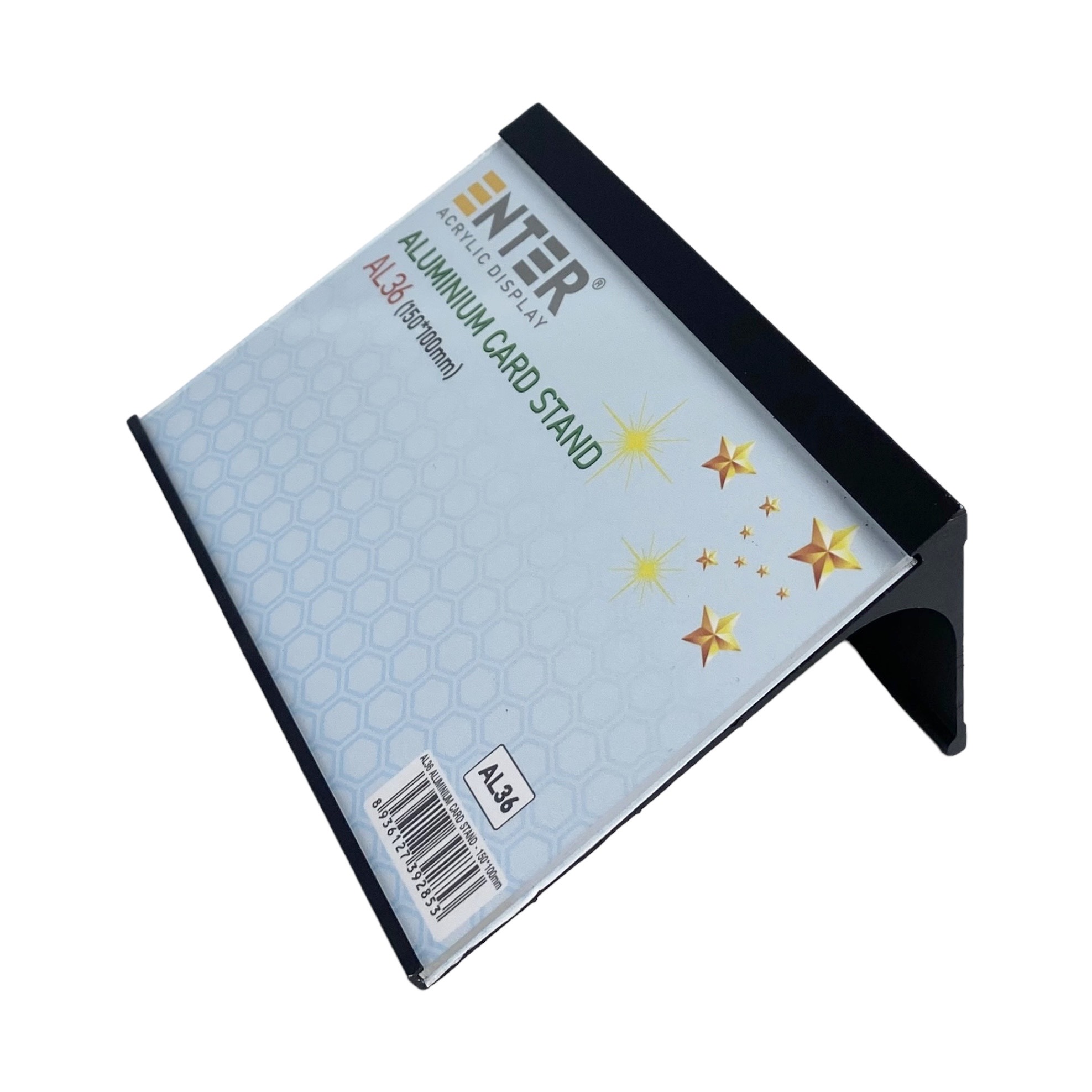 Bảng thông tin để bàn nhôm Enter AL36 150x100mm, Khung thông tin sản phẩm, Khung bảng giá, Kệ trưng bày để bàn