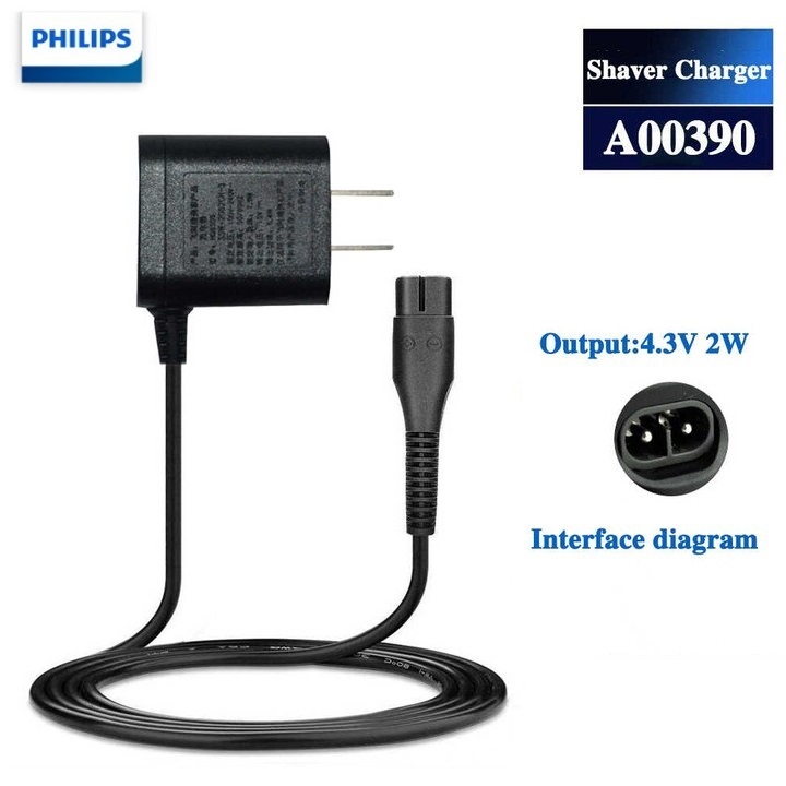 Củ Adaptor sạc pin cho máy cạo râu Philips A00390 - Hàng nhập khẩu