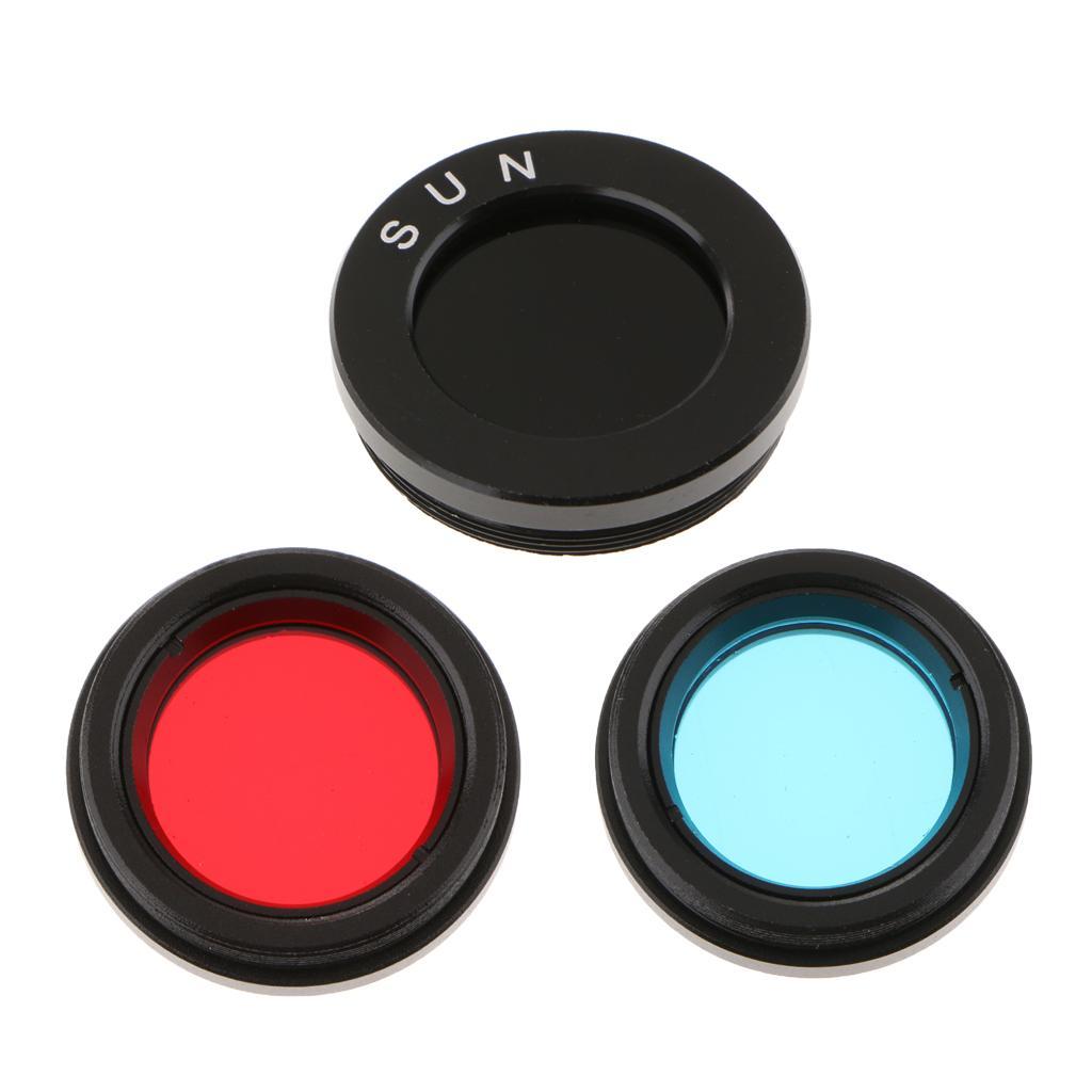 3 Pcs Telescope Moon Filter Lunar Film Astronomy Photography Accessory 1.25"