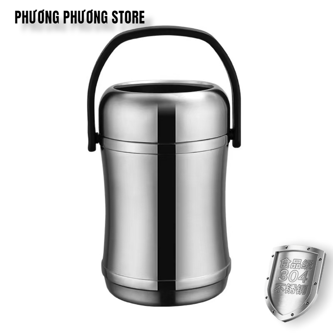 Hình ảnh Cặp lồng inox đựng cơm giữ nhiệt cao cấp,cà mèn giữ nhiệt hàn quốc,hộp đựng cơm văn phòng 2000ml