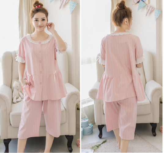 Pijama Bầu, Sau sinh Lửng Có Thiết Kế Cho Bé Ti AZ143