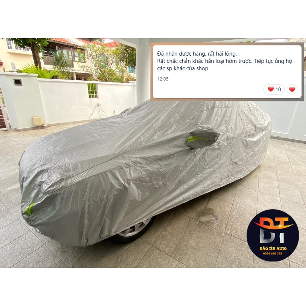 Bạt che kín bảo vệ xe ô tô PEUGEOT 2008 tráng bạc 3 lớp vải dù Oxford , bạt phủ trùm bảo vệ xe oto