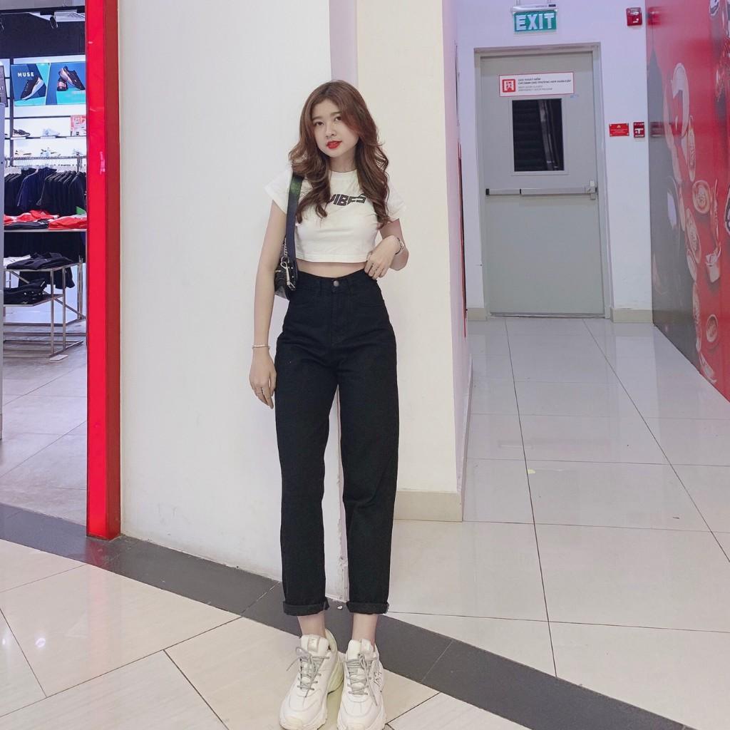 QUẦN JEAN BAGGY NỮ, ỐNG RỘNG LƯNG CAO HÀNG QUẢNG CHÂU CAO CẤP (BGJR)