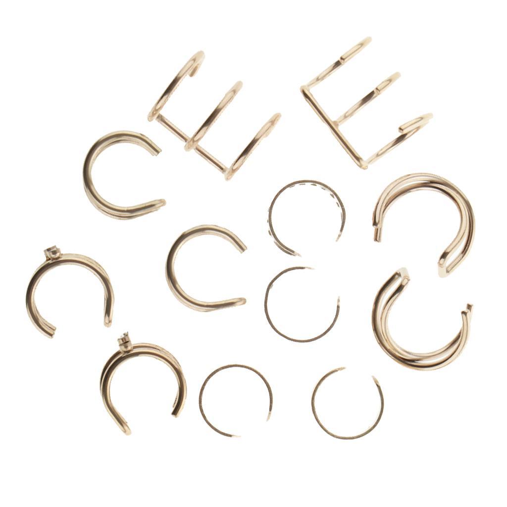 2-6pack ear pierced Rose Gold