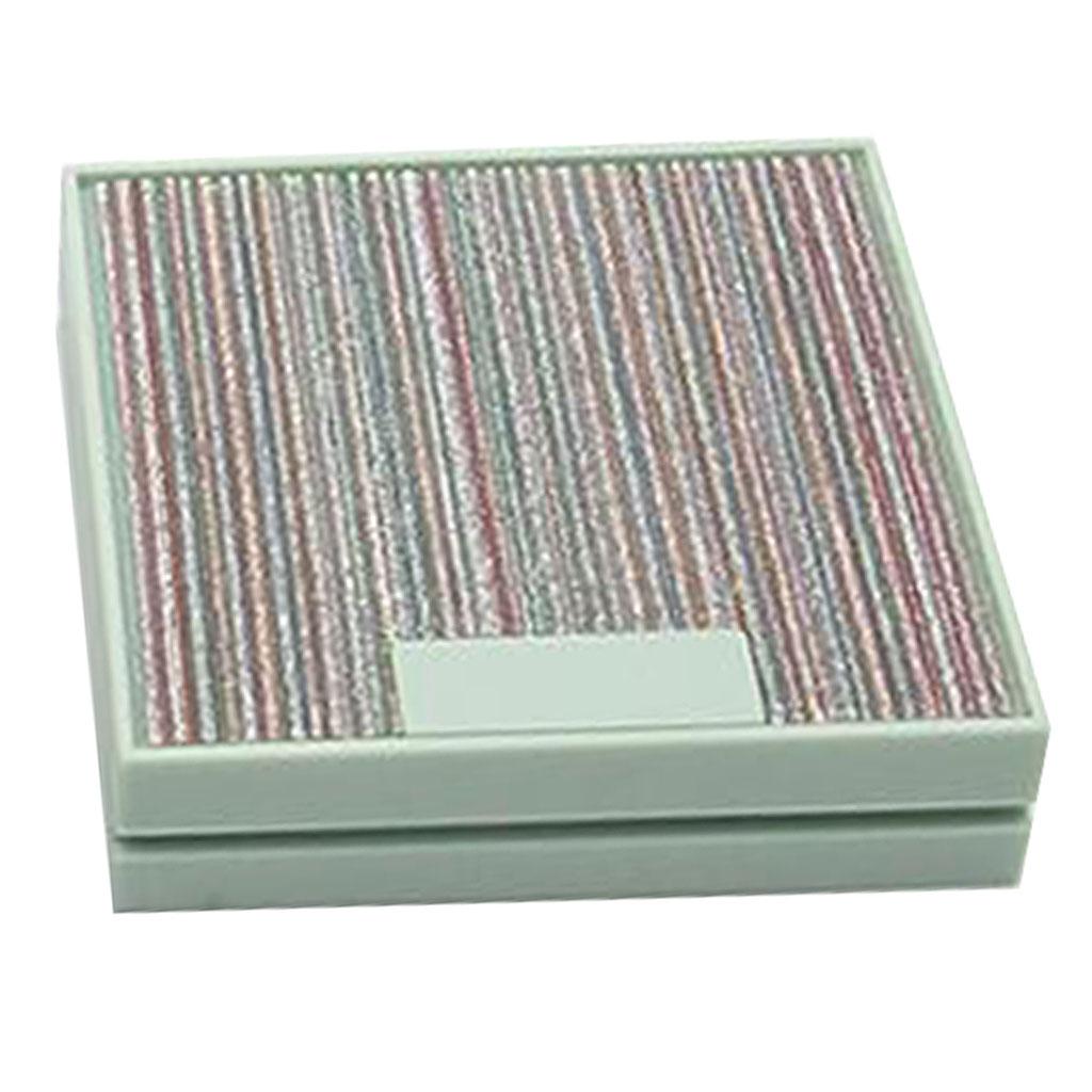 Empty Pressed Powder Case Makeup Blusher Cosmetic Container W/ Mirror