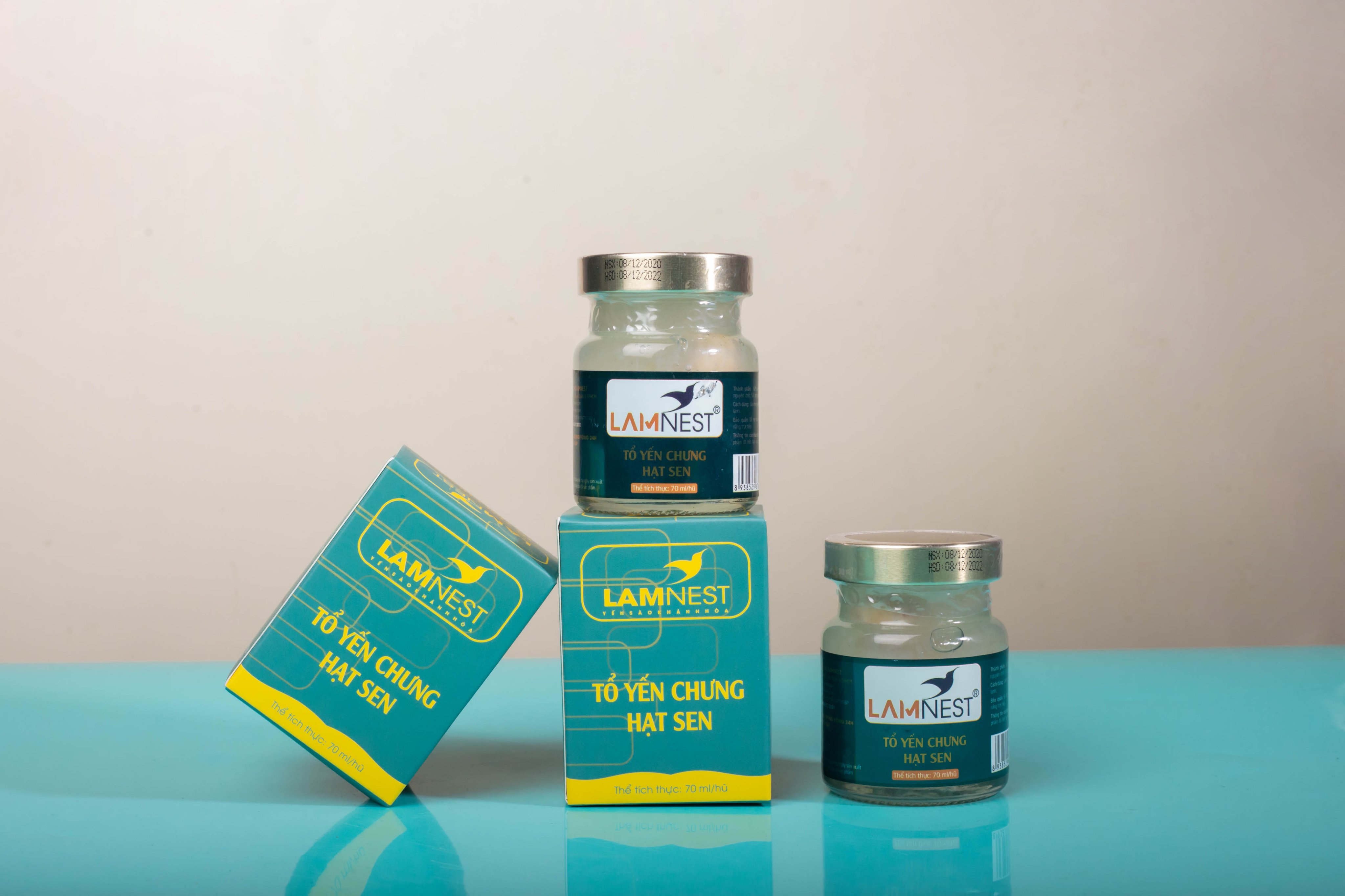 Combo 11 hủ yến chưng HẠT SEN bổ dưỡng 28% yến - Lamnest