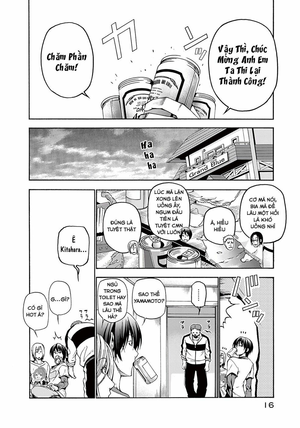 cô gái thích lặn - grand blue chapter 13 15