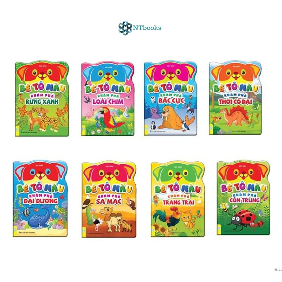 Sách Bé tô màu - Khám phá rừng xanh