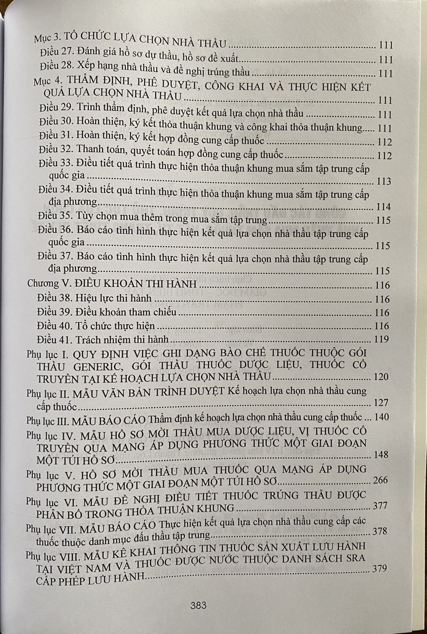 Hướng Dẫn Công Tác Đấu Thầu- Quy Trình, Thủ Tục Lựa Chọn Nhà Thầu Mua Sắm Thuốc, Vật Tư, Trang Thiết Bị Y Tế