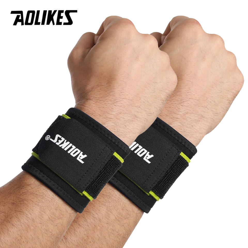 Bộ 2 băng quấn cổ tay tập gym AOLIKES YE-7938 Sport wrist support