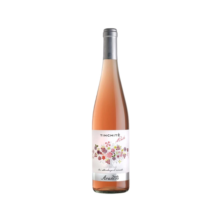 Rượu vang Ý Tinchite ROSE 2021 - vang hồng được làm từ nho Nero d'Avola, vùng Sicily, Ý - hương thơm trái cây