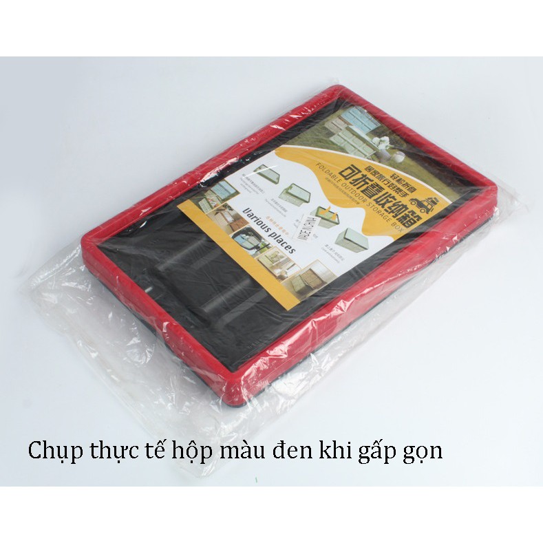 Thùng đựng đồ gấp gọn đa năng BENZ kèm túi lót chống nước, hộp nhựa đựng đồ cốp sau ô tô nhựa PP cao cấp