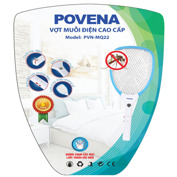 Vợt muỗi điện Povena PVN-MQ22