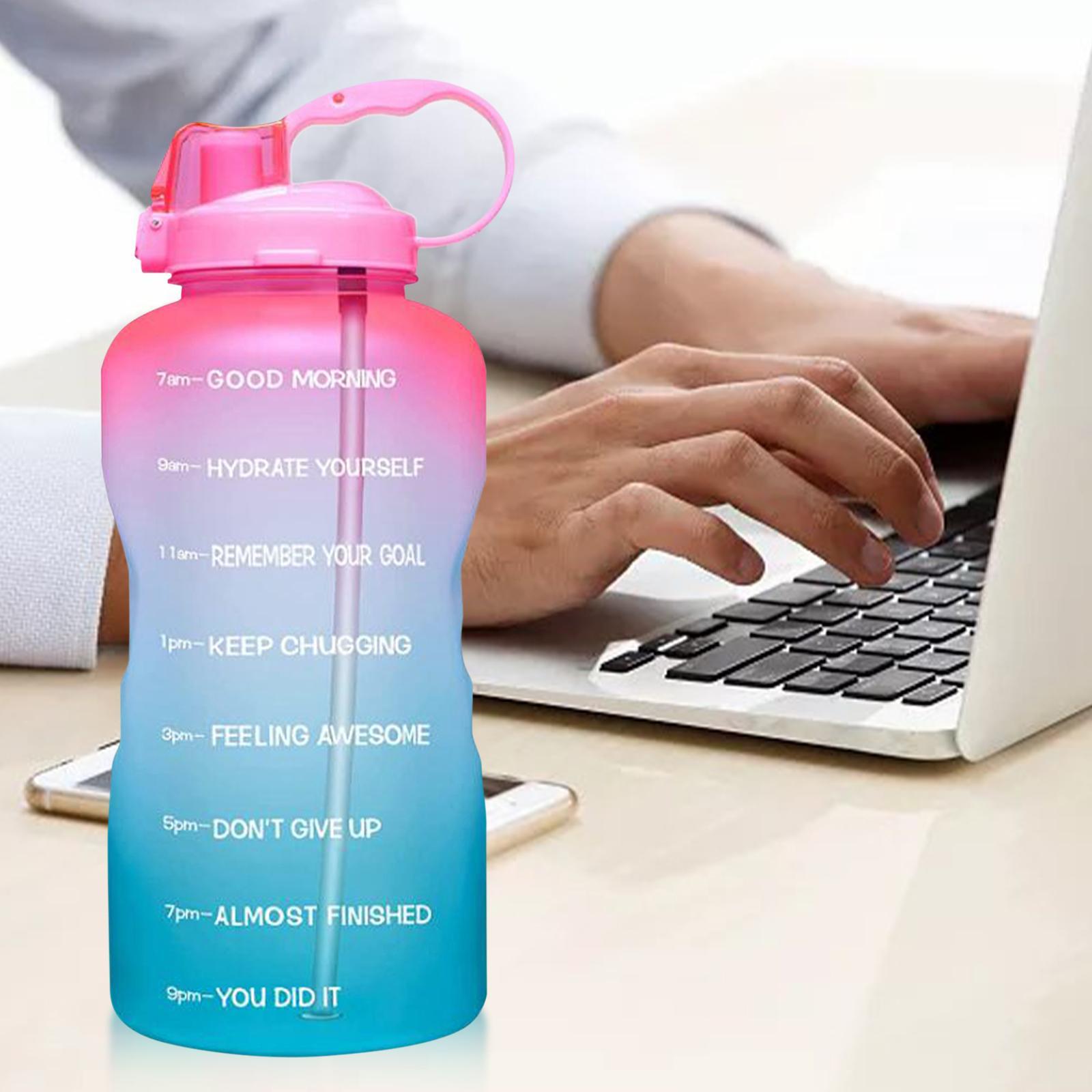 2.2 Litre Motivational Water Bottle Sports Drinking Bottle for Fitness Birthday Gifts