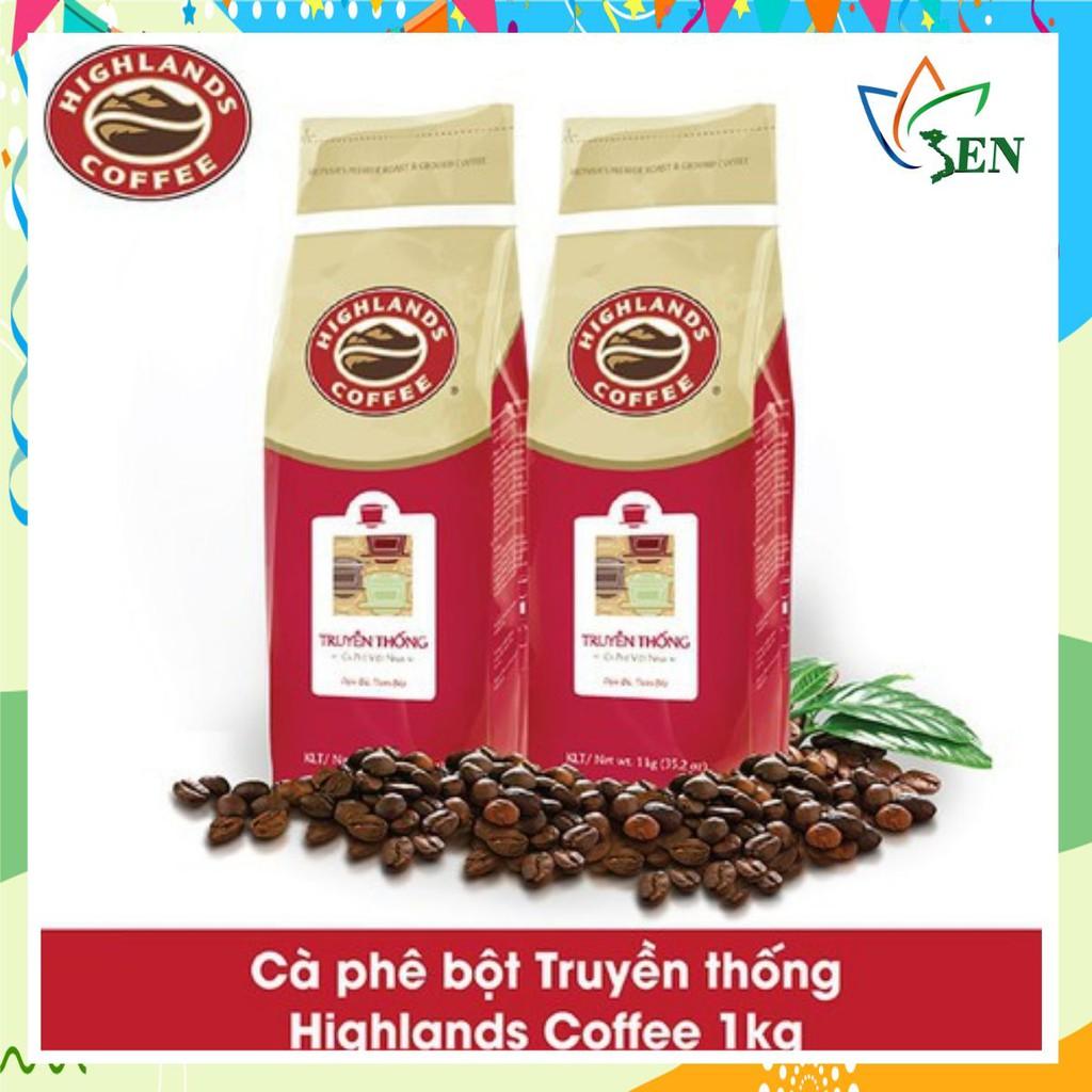 [Combo 2 gói] Cà phê bột Truyền thống Highland Coffee 1kg