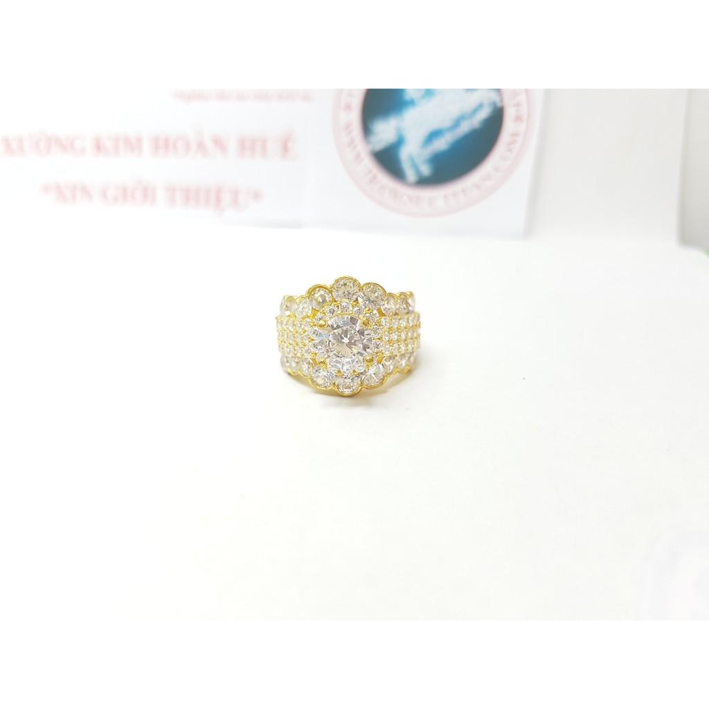 Nhẫn Đính Xoàn Trắng Vĩnh Cữu- Không Phai Màu