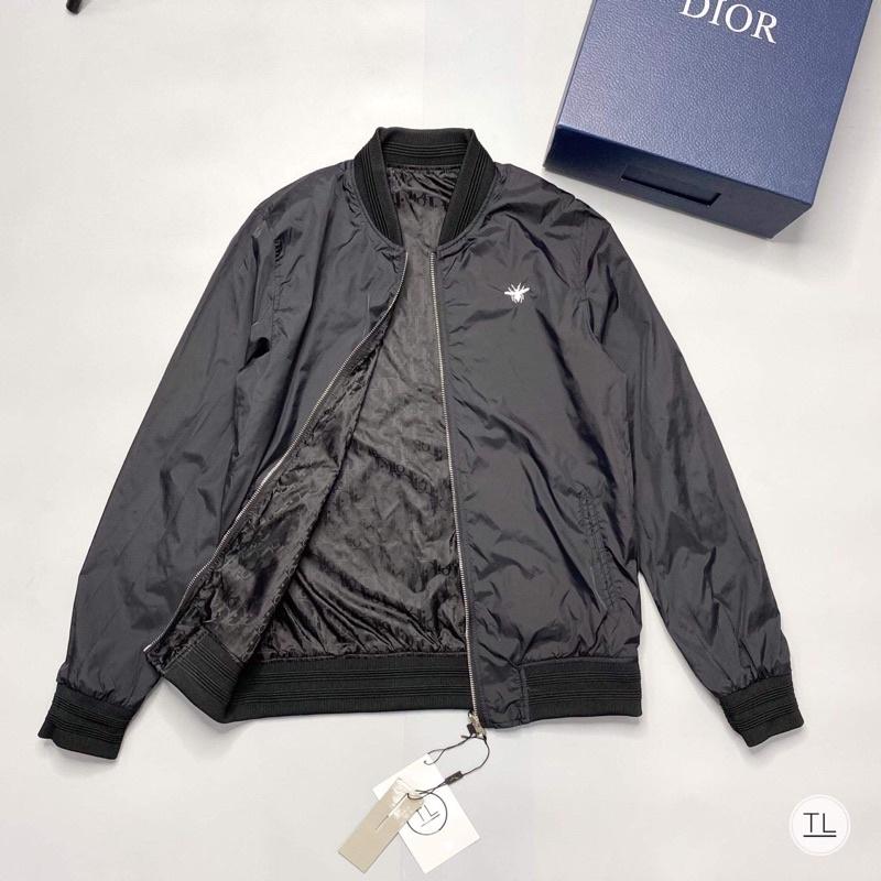 Áo Gió Bomber Nam DRA Vân Chìm, Thêu Ong - Áo Khoác Thu Đông Dạo Phố - Bee Shop