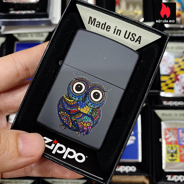 Bật Lửa Zippo 218 Ornamental Owl