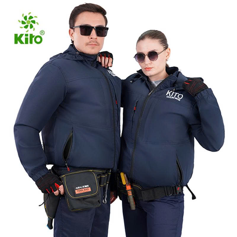 Bộ áo điều hòa KITO NEWPRO KT10 thế hệ mới nhất 2026 quạt 24V siêu bên ,chống chai ,chống phồng