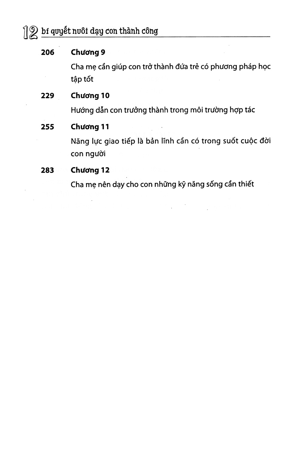 Sách- 12 Bí Quyết Nuôi Dạy Con Thành Công