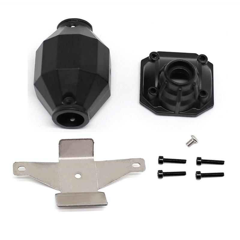 Vỏ bọc trục bánh răng trước/sau bằng kim loại cho xe điều khiển từ xa 1/10 Crawler Axial SCX10 I II 90046