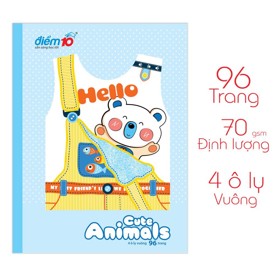 Combo 10 quyển tập Thiên Long, 96T/200T, nhiều loại gồm 4 oly vuông/ 4 oly ngang/ 5 oly vuông - Mẫu ngẫu nhiên