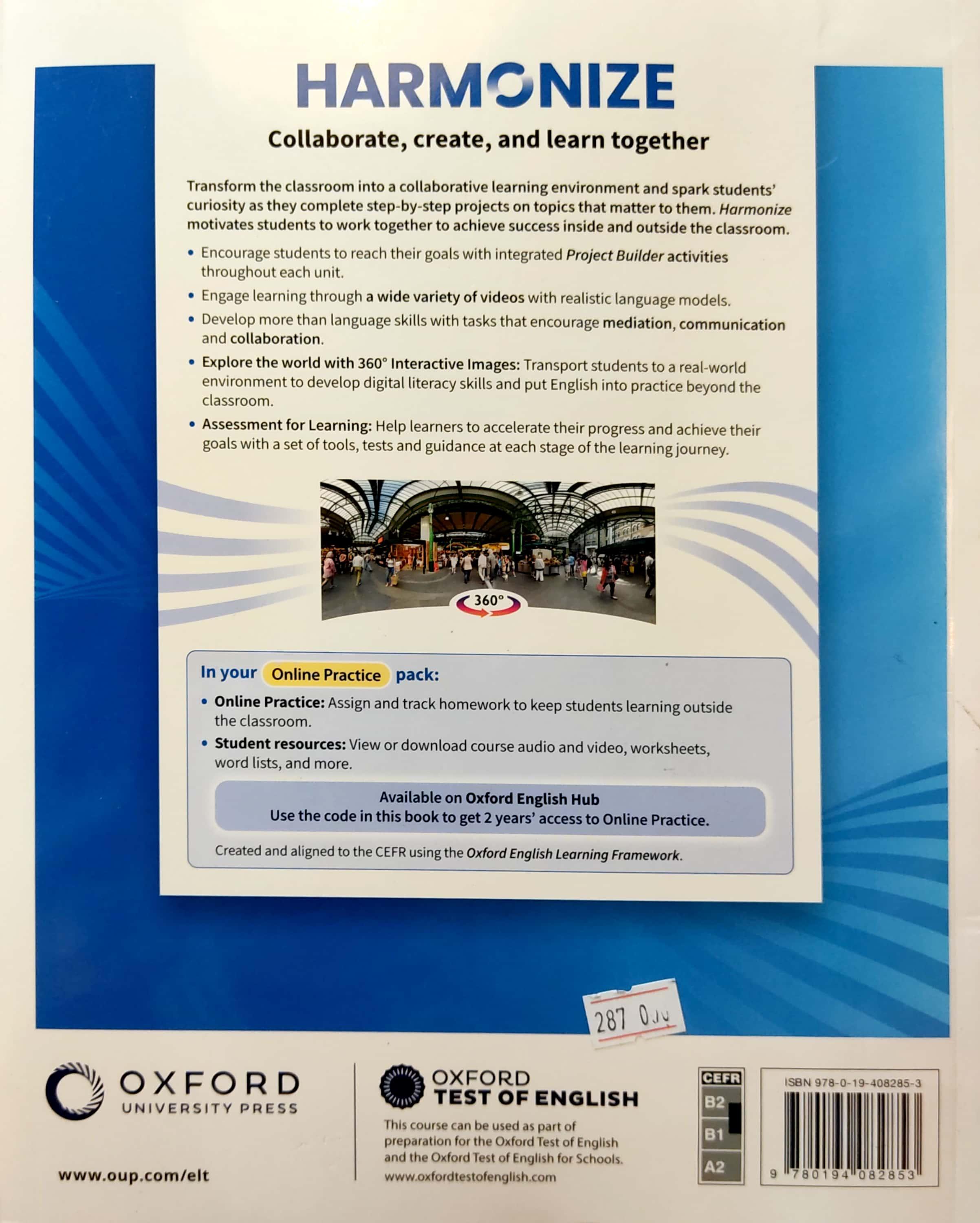 Harmonize 4 Student Book With Online Practice B1+ Level