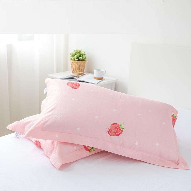 Combo Gối Hơi Sài Gòn và Áo Gối Cotton 40x60cm ( 1 ruột gối ép hơi và 1 áo gối ) - Giao Mẫu Ngẫu Nhiên