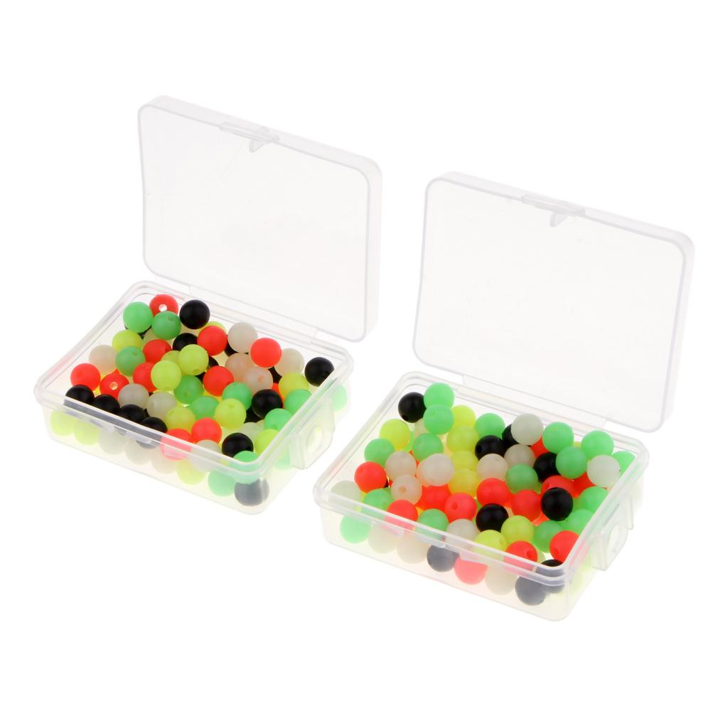 200pcs Fishing Beads Carp Fishing Rigs Making Beads Terminal Tackle 6mm