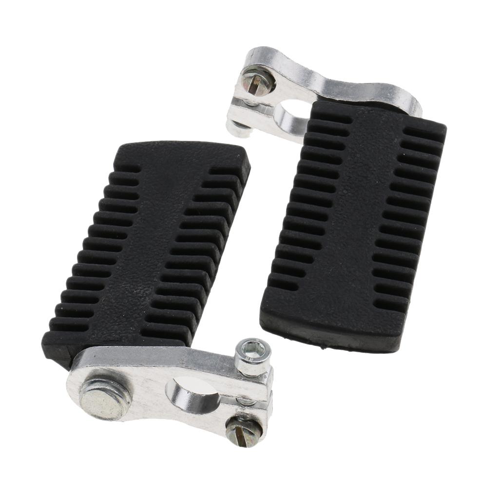 2Pcs Foot Pegs Footrest for 47cc 49cc 2-Stroke Mini Motor Pocket Bike