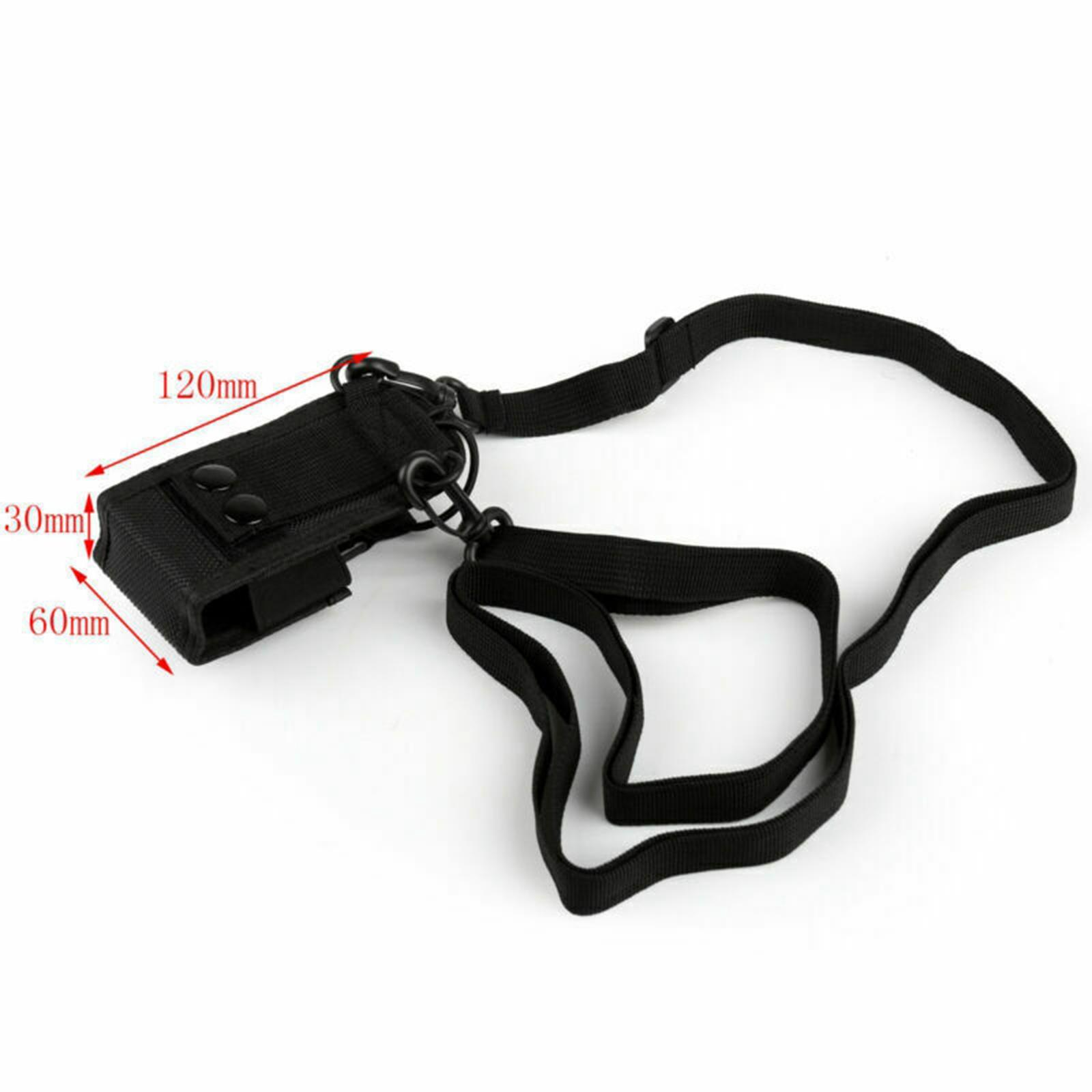 2x Premium Radio Holder Case Holster Pouch for Radio Walkie Durable