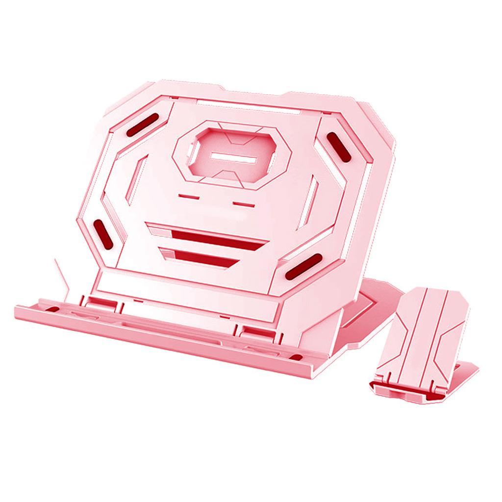 Ventilated Light \u0026 Adjustable Laptop Stand Notebook Stand Laptop Holder With Cell Phone Holder