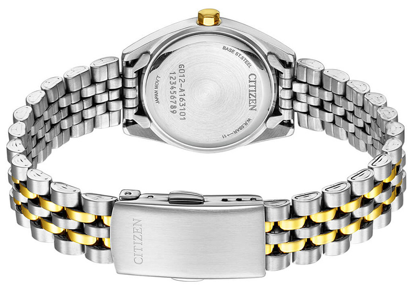 Đồng Hồ Nữ Citizen Pin-Quartz Đính Đá Swarovski Dây Thép Không Gỉ EU6066-59A - Mặt Trắng (26mm)