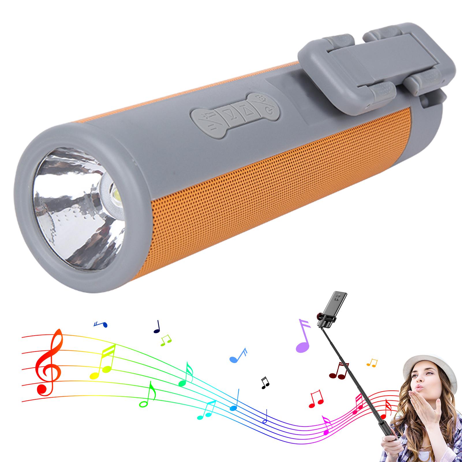 Gậy chụp ảnh tự sướng đa năng 3 trong 1 với Loa BT không dây kết nối điện thoại, có hỗ trợ đèn pin