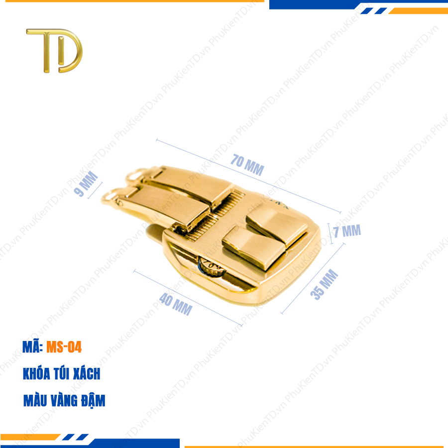 Khóa túi xách, Khóa số túi xách, Khóa số dây kéo đôi túi xách công nghệ mạ điện độ bền 5-8 năm